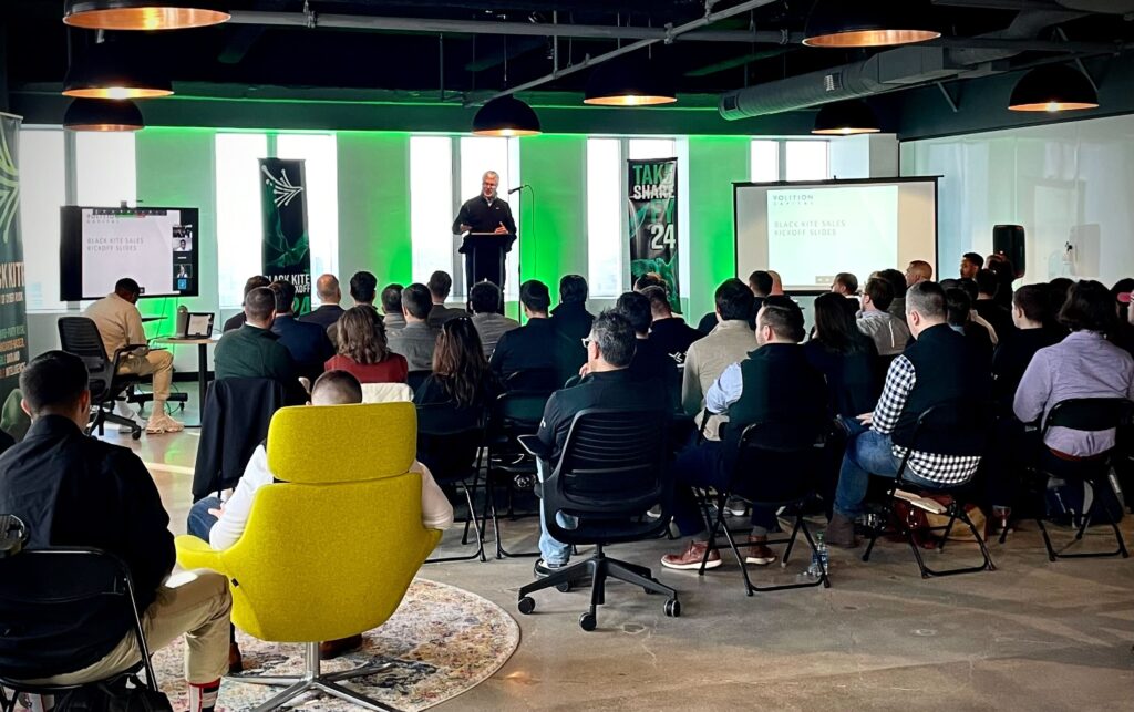 Black Kite cyber risk team meet