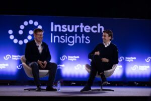 Kevin Strain, President of SunLife Asia, with Kristoffer Lundberg, CEO of Insurtech Insights