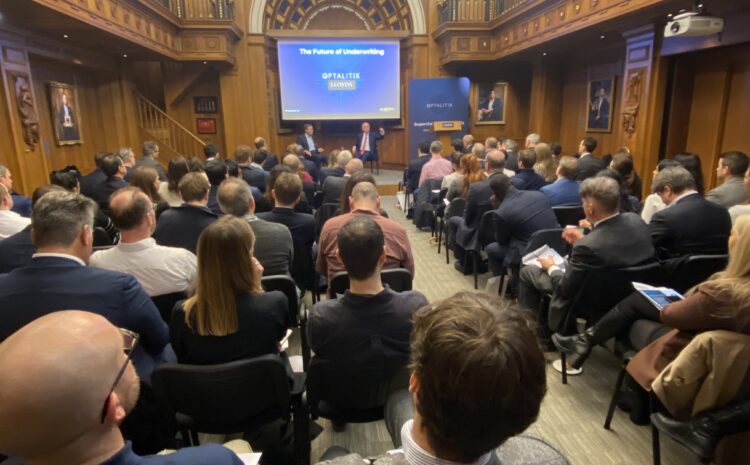 Optalitix Launches Upgrades to Underwriting Software at Lloyds Breakfast Briefing