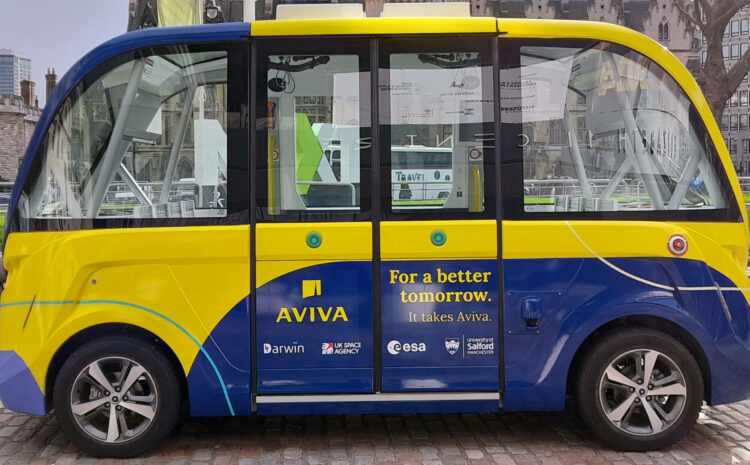  Aviva, Darwin, and University of Salford Expand UK’s Self-Driving Shuttle Service
