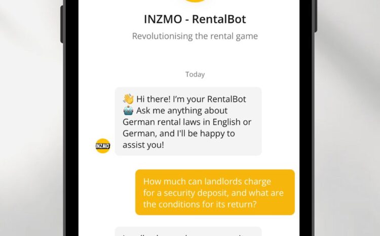  Berlin Insurtech INZMO Launches AI-Powered Legal Chatbot to Support Tenants and Landlords 