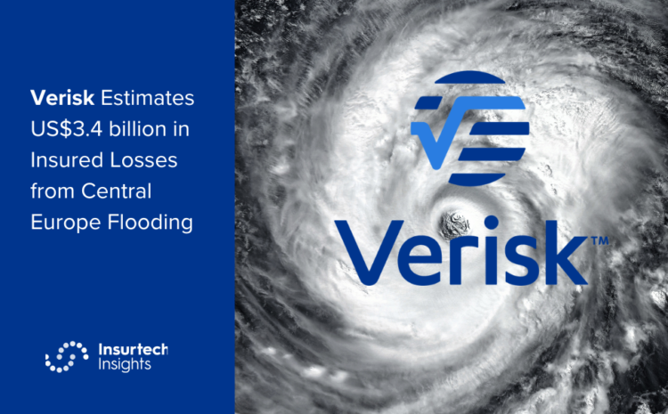  Verisk Estimates US$3.4 billion in Insured Losses from Central Europe Flooding