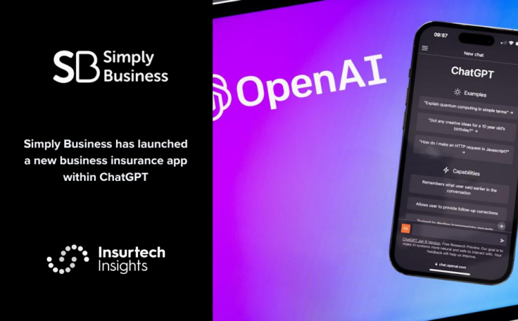  Simply Business has launched a new business insurance app within ChatGPT