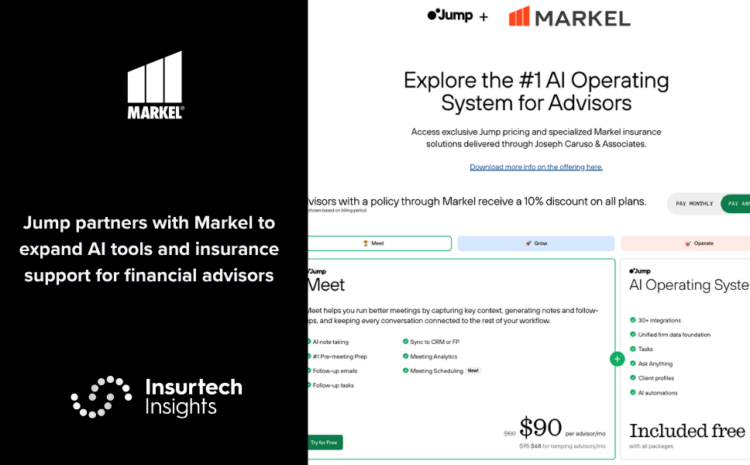  Jump partners with Markel to expand AI tools and insurance support for financial advisors