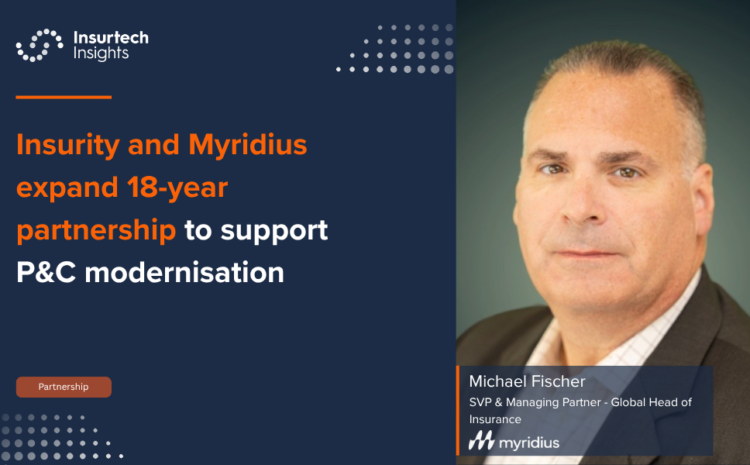  Insurity and Myridius expand 18-year partnership to support P&C modernisation