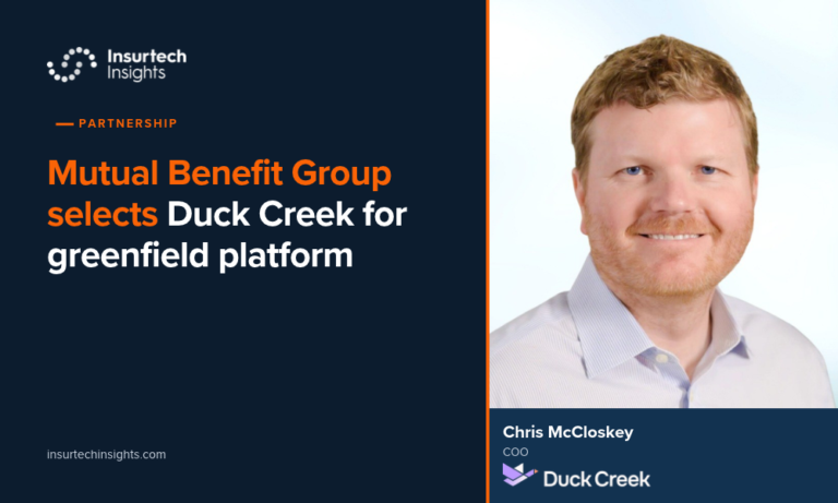 Mutual Benefit Group selects Duck Creek for greenfield platform